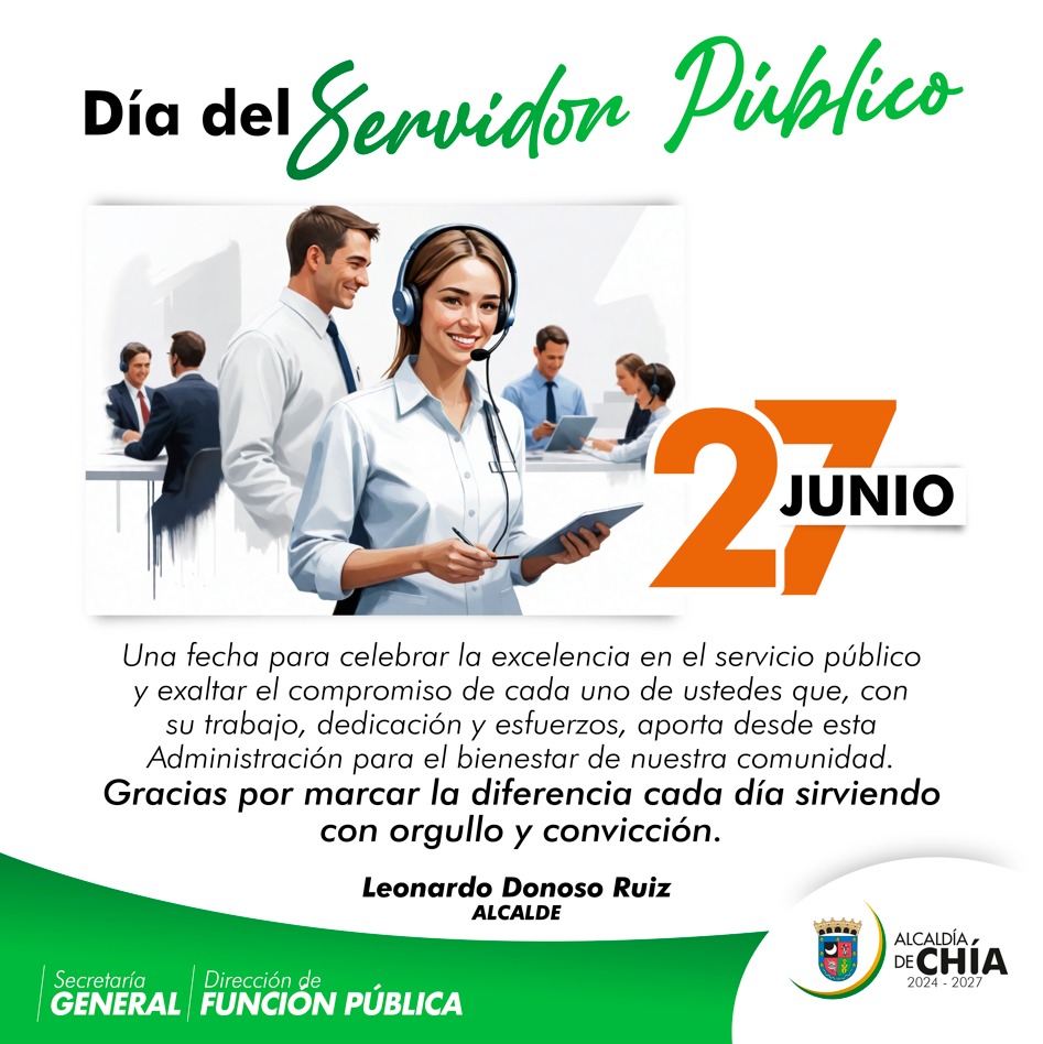 ¡DÍA NACIONAL DEL SERVIDOR PÚBLICO!